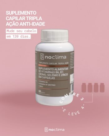 Kit Suplemento Capilar  Tripla-ação Anti-idade