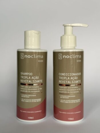Kit Capilar — Shampoo + Condicionador Tripla Ação Revitalizante | NoClima